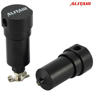 [Hot Item] 1/4" Water Trap Black with Drain Cock Type Air Compressor Filter for Air Ride Suspension System