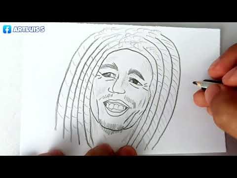 How to Draw Bob Marley