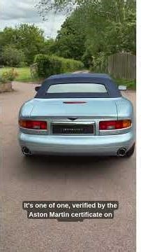2001 Aston Martin DB7 Vantage Volante
