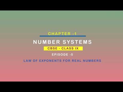 Grade 9 Mathematics | Number Systems | Chapter 1 CBSE | Episode 5