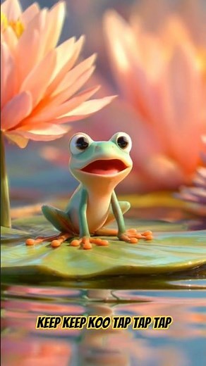 Crazy Frog Tap Tap Song 🐸✨ | Frog Dance for Kids | Fun 3D Frog Rhyme for Toddlers