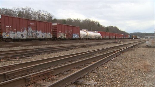CSX freight trains resume operation in North Carolina mountains
