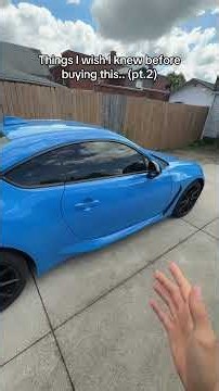 Things I wish I knew about this car.. #gr86