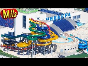 ♥ The Aqua Park Riviera Kazan ♥ Swim and slide down the Slides