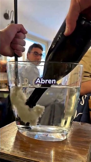Why do they open champagne underwater? 🍾🌊