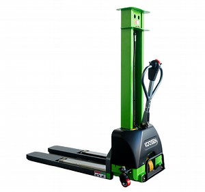 [Hot Item] 500kg/700kg/1000kg Self Loading Stacker Portable 800-1600mm Electric Pallet Stacker