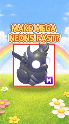 How Cookie Cutter Gets MEGA NEON PETS FAST In Adopt Me! #roblox #adoptme #shorts