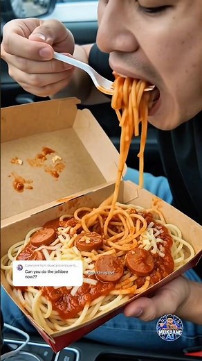🍗 Jollibee Feast Mukbang ASMR 😋 Crispy Chickenjoy & Spaghetti! #asmr #mukbang #jollibee #shorts