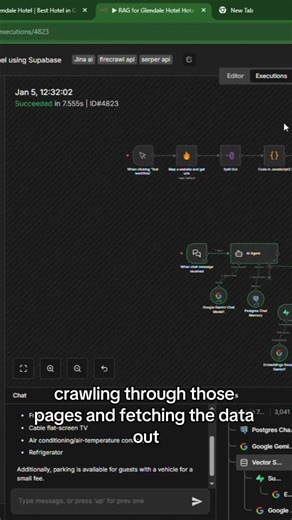 How I built a chatbot by crawling a website using Firefox's API #scripting #excel #n8n