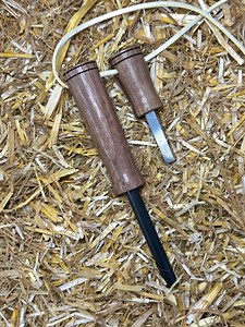 Fire Starter - American Black Walnut, Ferro Rod & Striker / Fire Steel / Ferrocerium Rod - Etsy UK