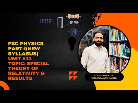 First Year Chapter#11 Special theory of relativity. Postulates and results Fsc physics new syllabus