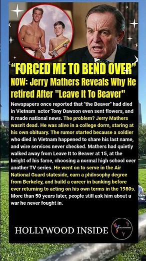 NOW Jerry Mathers Reveals Why He retired After ''Leave It To Beaver'' #shorts