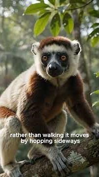 SIFAKA: One of Madagascar's most remarkable and athletic primates! #animals #wildlife #sifaka