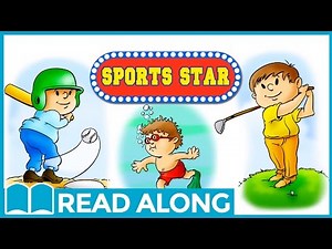 Read Along Story Book for Kids Ages 4-7 | Sports Star