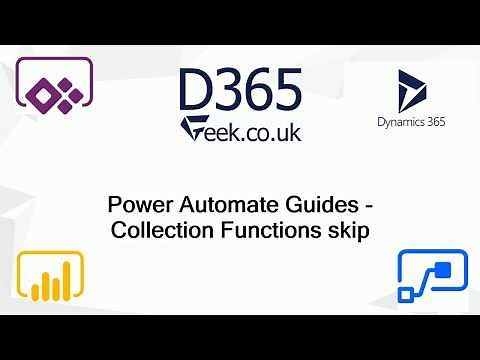 Power Automate Expressions How To: skip