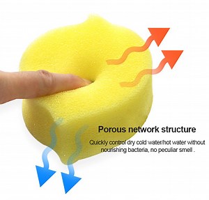 [Hot Item] Customizable Yellow Cloud Shape PVA Soft Sponge