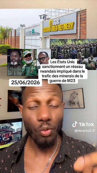 Nouvelle sanction américaine contre le Rwanda #kinshasa🇨🇩 #mractu #m23 #politiquerdc #tiktokrwanda🇷🇼