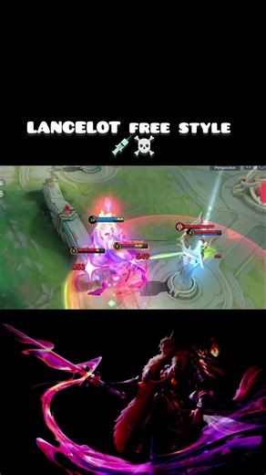 LANCELOT free style 💉🫵🏻. #mobilelegends #lancelotfreestyle #lancelot