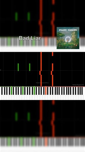 Bad Liar by Imagine Dragons - Piano Cover and Tutorial by Isabella Legrande