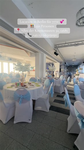 🎉 Kontrast Events Berlin – Feiern Sie groß, zahlen Sie klein! Bis zu 350 Personen | nur 777 € Suchen Sie eine Location, die Platz für Ihre gesamte Gästeschar bietet und trotzdem bezahlbar ist? Unser großer Veranstaltungssaal in Berlin ist perfekt für Hochzeiten, Geburtstage, Firmenfeiern oder Vereinsveranstaltungen. Feiern Sie stilvoll, modern und stressfrei! 🌟 Das 777-€-Angebot beinhaltet: • 🏛️ Großer Saal für bis zu 350 Personen • 💶 Festpreis: 777 € – ohne versteckte Kosten • 📍 Allee der 