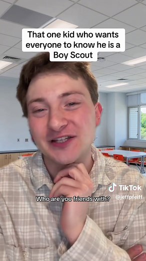 That one kid who wants everyone to know he is a Boy Scout #middleschool #pov #school #teachersoftiktok #nostalgia