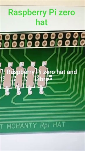 raspberry Pi zero hat 3d view in librepcb @raspberrypi@librepcb #raspberrypi #led #robot