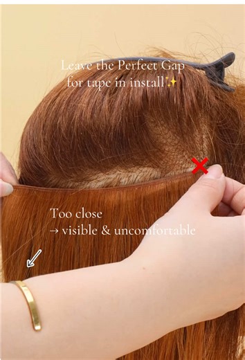 Tape-in Extensions: Perfect Placement Tips