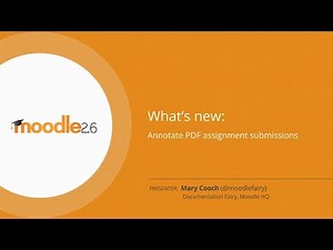 Moodle 2.6 Highlight: Annotate PDFs