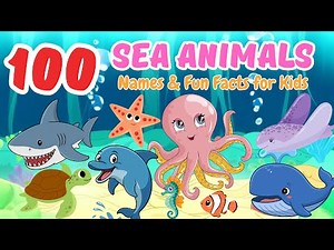 100 Sea Animals and Their Coolest Facts Ever! 🐠 Kids Learning Fun