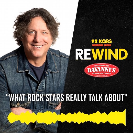 1.7K views · 54 reactions | When rock stars are on tour, in the van, do they talk about drugs and groupies and trashing hotel rooms? Nope. They talk about their cool new vacuum cleaners. | 92 KQRS | Facebook