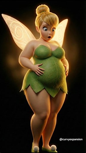 curvyexpansion on Instagram: "Tinker Bell's MASSIVE Expansion 🥵🤤 #bellyexpansion #bellyinflation #belly #pregnant #curvygirl #plussize"