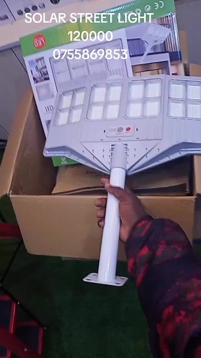 SOLAR STREET LIGHT 120000 0755869853 #foryoupage❤️❤️ #solarlights #motionsensor
