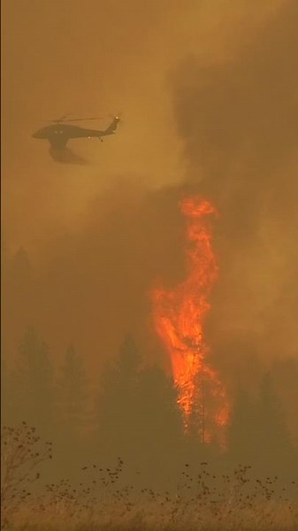 Scenes near Vernon, B.C., as fires force evacuations this weekend | #vernon