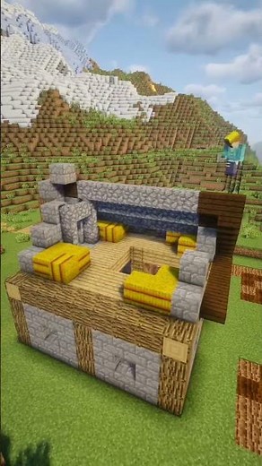 Minecraft Village House 9x9 🏡 Easy Starter Build