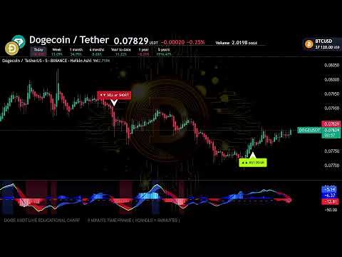 🔴 DOGE DOGECOIN Live Trading Signals DOGEUSDT Best Trading Crypto Strategy