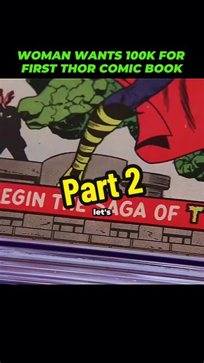 Woman Seeks $100K for First Thor Comic Book