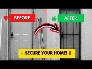 🔒 How to Install a Security Door – Step-by-Step Guide 🚪