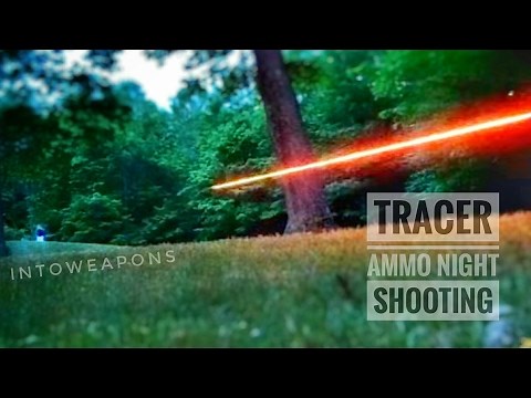 9mm Tracer Rounds at Night