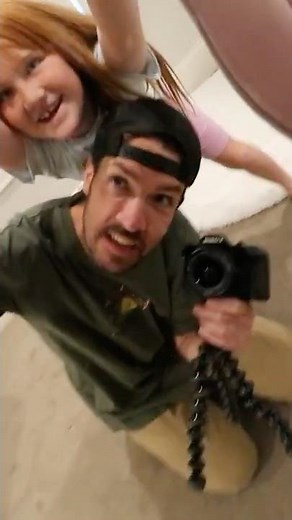 mirror mirror on the wall... Adley showing off her fun mirror trick