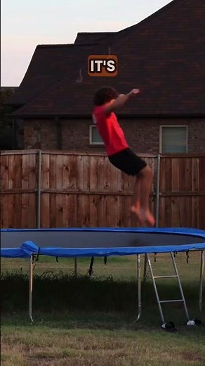 HOW TO DO A GAINER ON TRAMPOLINE!! 😁