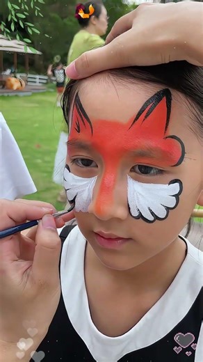 🌸 Beautiful face painting tutorial #art #painting #face painting #face art