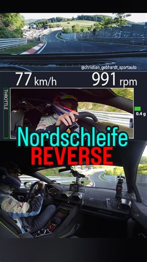 Christian Gebhardt on Instagram: "Würdet ihr die Nordschleife gerne mal rückwärts fahren? Während des Spezial-Supertests mit dem Lamborghini Huracán Sterrato konnte ich die Nordschleife zwischen Ex-Mühle und Wehrseifen in entgegengesetzter Rennrichtung fahren. Die Nordschleife fühlt sich dann wie eine neue Strecke an. Haftungsausschluss: Bitte nicht während der Touristenfahrten oder bei Trackdays nachmachen. Wir hatten die Genehmigung der Nürburgring GmbH für den Spezial-Supertest. Like to drive