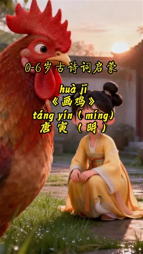 《画鸡》唐寅（明）