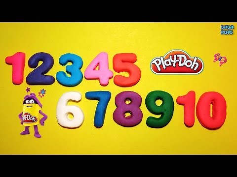 Learn To Count 1-10 with Play-doh | Colorful Play Doh Numbers