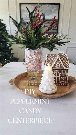 33K views · 1.4K reactions | DIY Peppermint candy centerpiece...