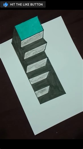 How to draw high rise building #3d #construction #3dart