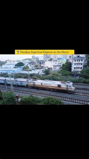 🚆 Pandian Superfast Express on the Move! ✨ #shorts