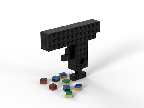 How To Build A Working Lego Gun Without Technic! (Collab w Max X)