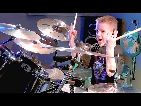 RADAR LOVE (8 year old Drummer) Drum Cover