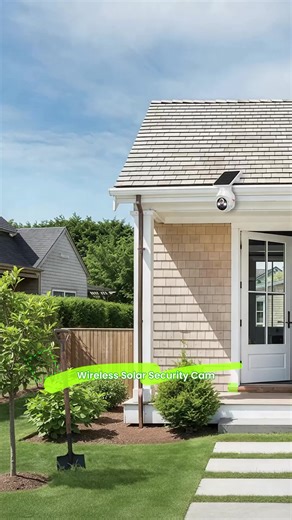 Wireless Solar Security Camera for Outdoor, Battery-Powered WiFi Surveillance, Human Detection, Color Night Vision, 2.4g WiFi, Live View & Cloud Storage #selfiestick #wirelesslights #smartnightlights #hometechgadgets #wirelesswalllights #dualcameraphone #cameradoorbell #rechargeablewalllights #iphonevideography #mobilephones